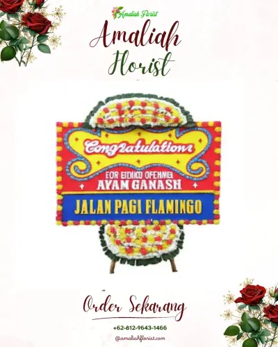 Bunga Papan Congratulation di Bojongmanik